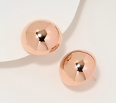 UltraFine 950 Silver 25mm Bold Bead Stud Earrings